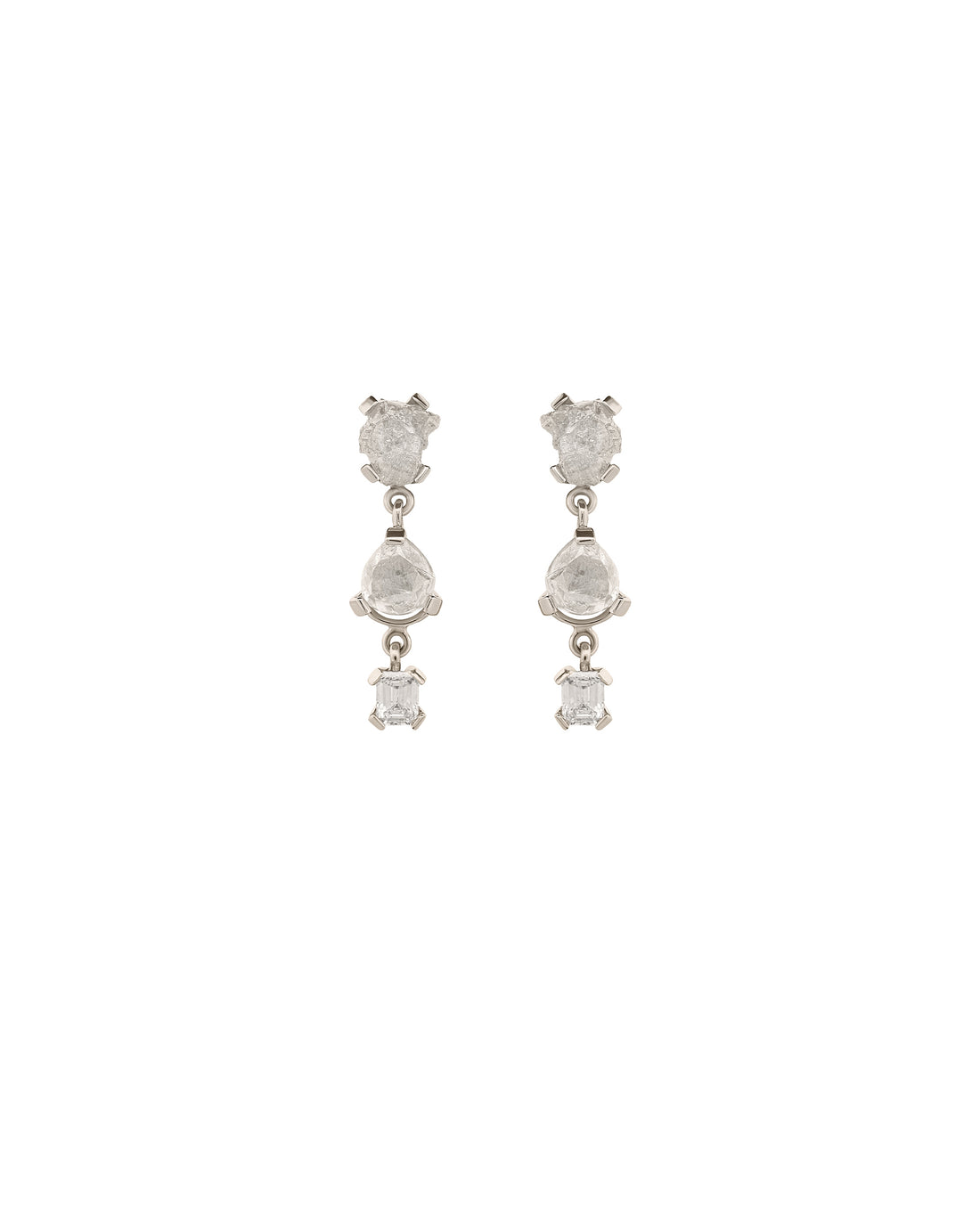 Process Diamond Drop Earrings