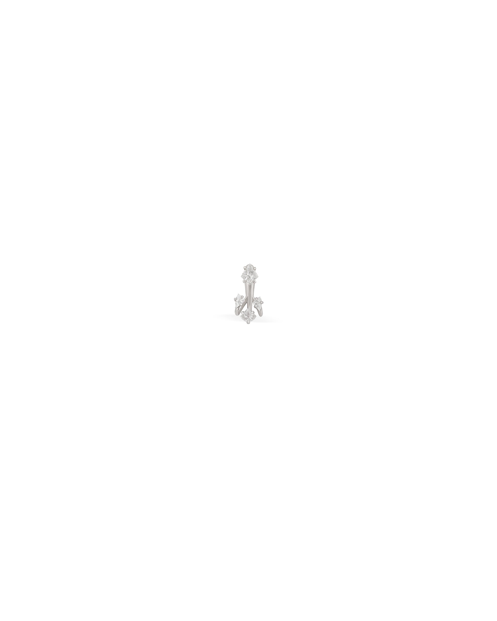 Process Empty Tears Diamond Earrings