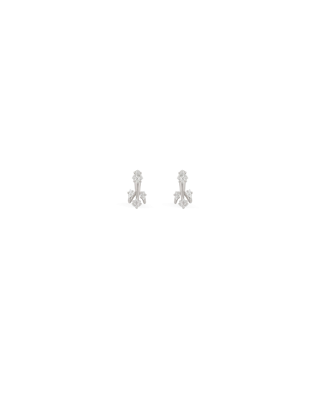 Process Empty Tears Diamond Earrings
