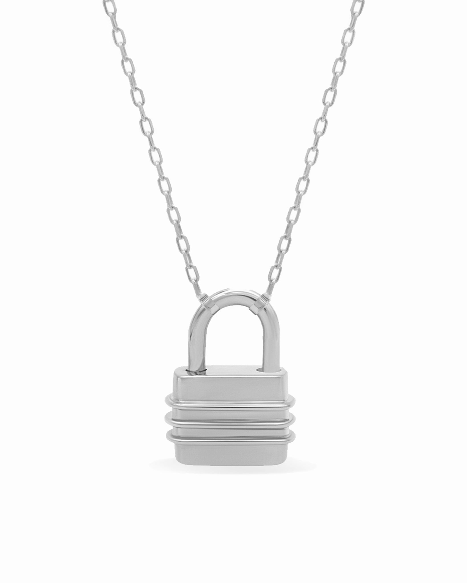 Liberte 14K Gold Lock Necklace – Bernard James
