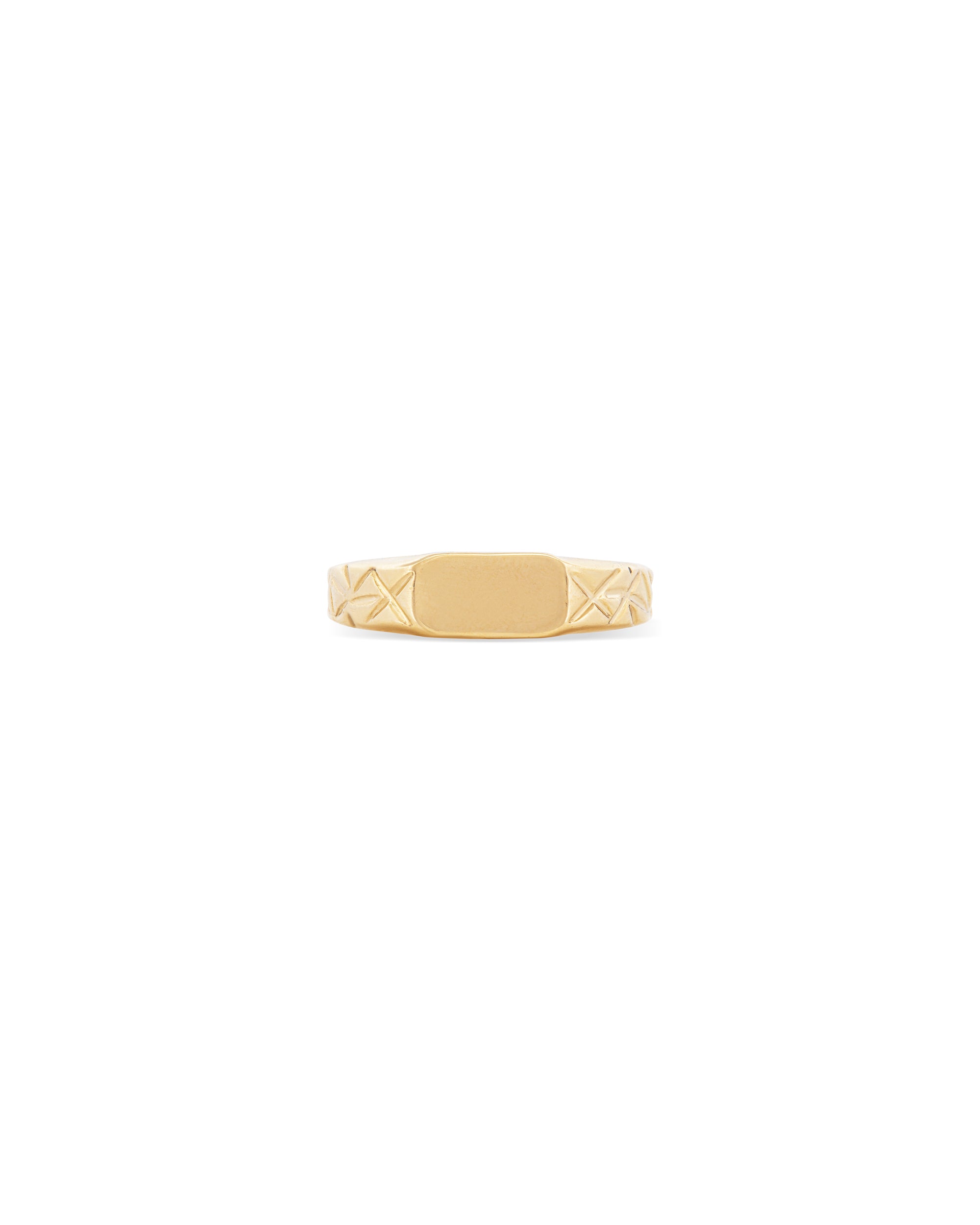 MIRROR 18k Gold Signet Ring