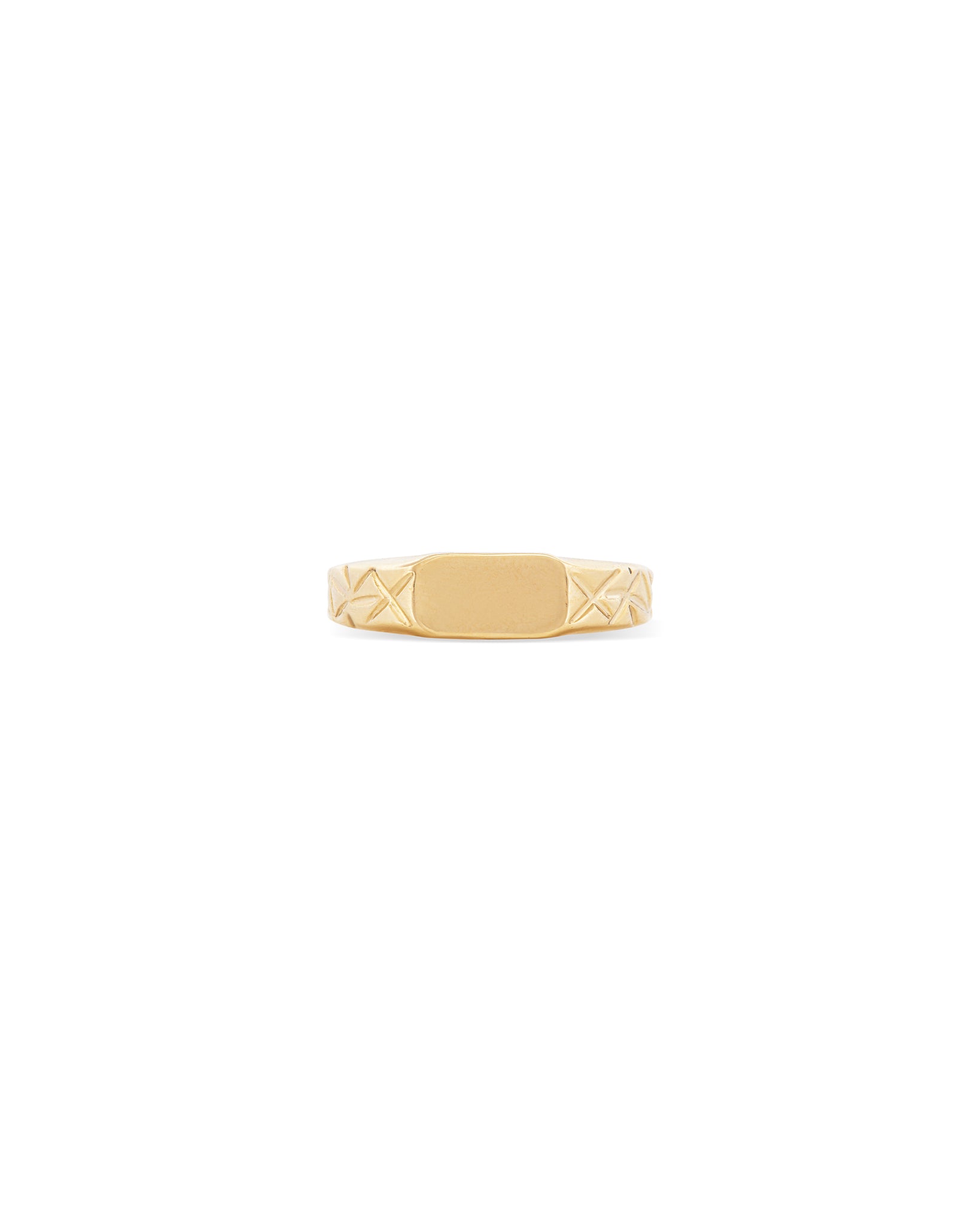 MIRROR 18k Gold Signet Ring