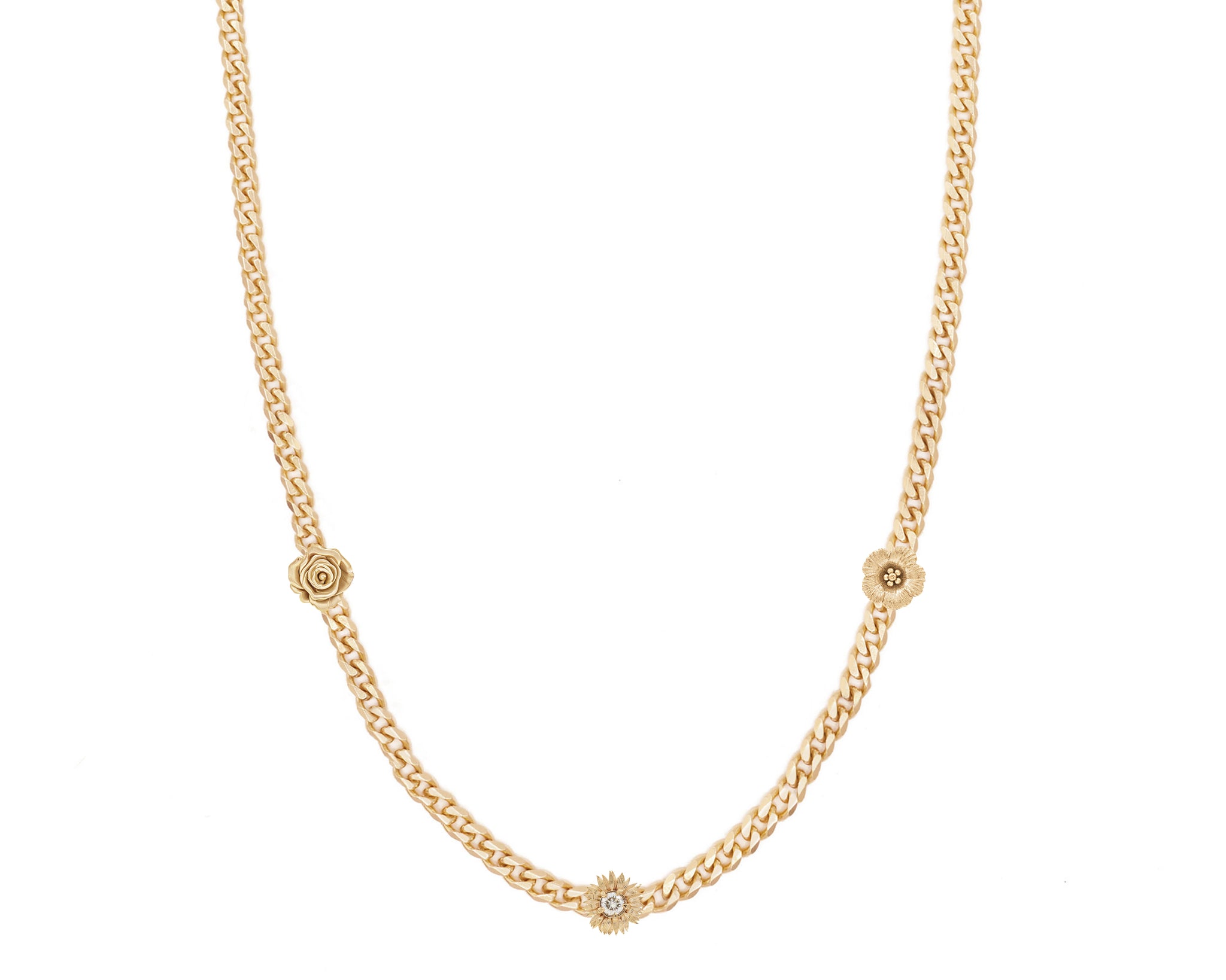 FLORA 14K Curb Chain Necklace (Custom)