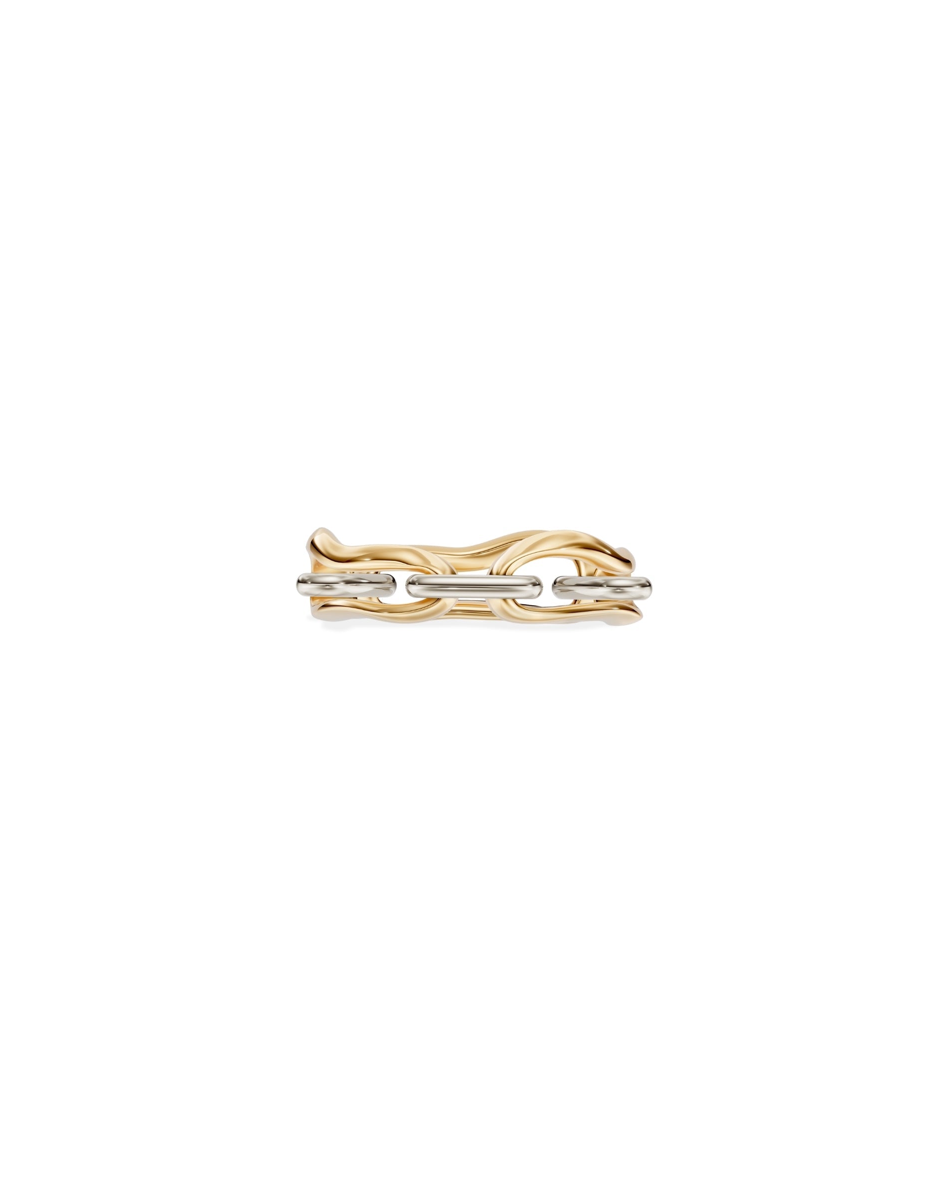 Crushed Link Ring